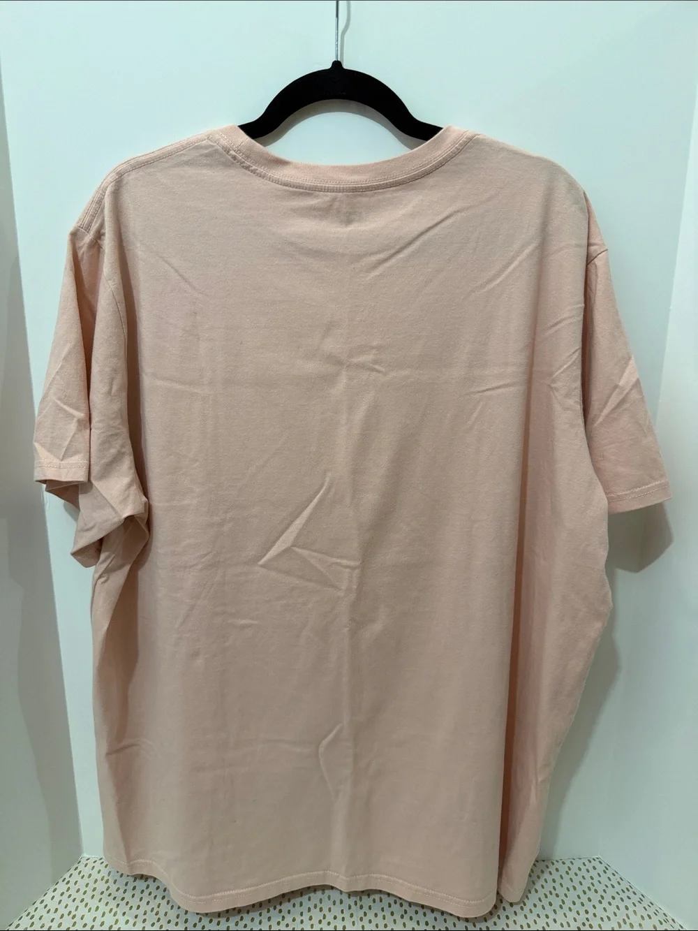 Levi's Blush Pink Tee with Lime Green Logo